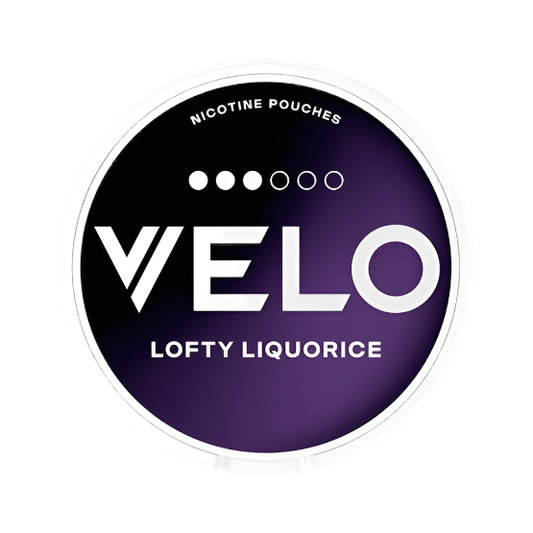 Velo Lofty Liquorice - Nicotine Pouches | Buy Online at Snuzia