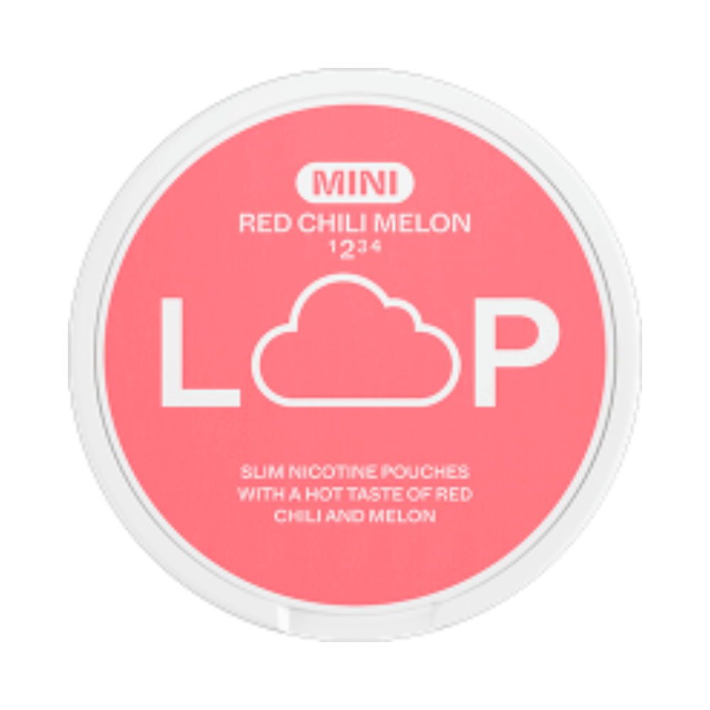 Buy Loop Red Chili Melon Slim Mini snus in Spain | Snuzia