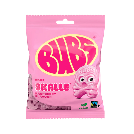 BUBS Sour Skalle Raspberry Flavour