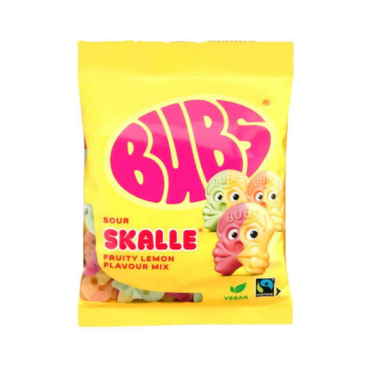 BUBS Sour Skalle – Fruity Lemon Mix - Snuzia