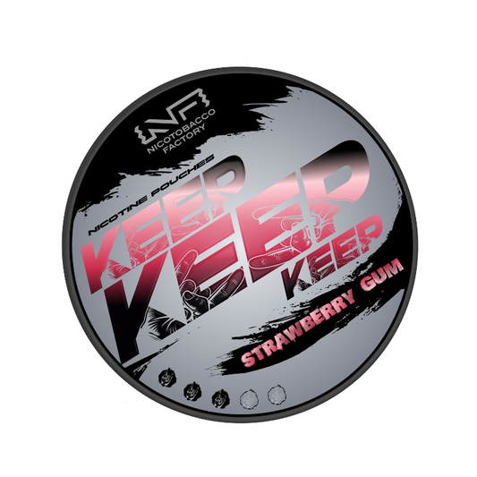 KEEP Strawberry Gum 30mg │ Nicotine Pouches