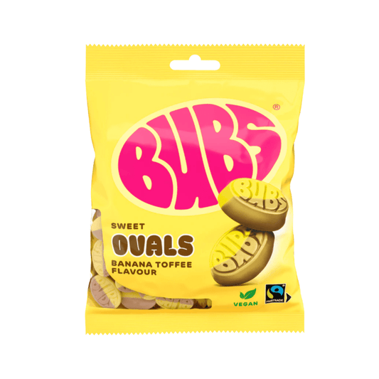 BUBS Sweet Ovals Banana Toffee Flavour - Snuzia