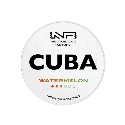 CUBA White Watermelon 16mg │ Nicotine Pouches - Snuzia