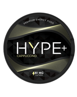 HYPE+ Cappuccino 80mg Caffeine Pouches - Snuzia