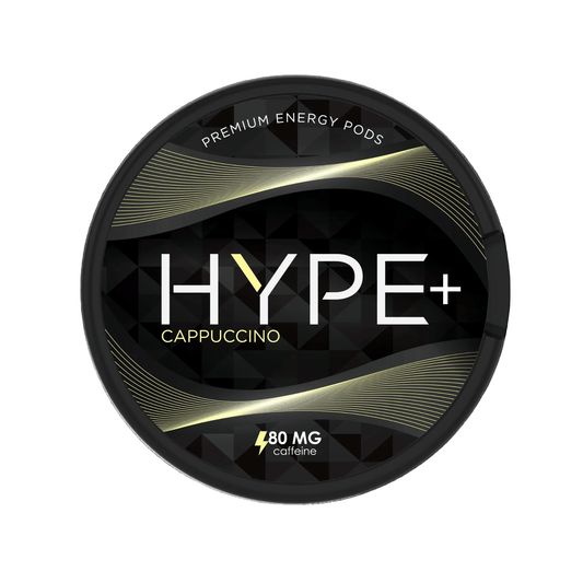 HYPE+ Cappuccino 80mg Caffeine Pouches - Snuzia