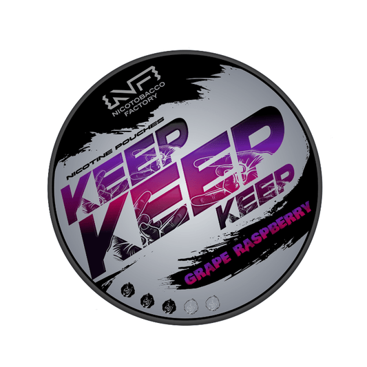 KEEP Grape Raspberry 30mg │ Nicotine Pouches - Snuzia