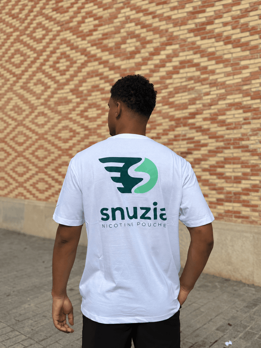 SNUZIA T-Shirt Signature Logo Tee – Classic White - Snuzia