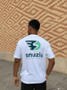SNUZIA T-Shirt Signature Logo Tee – Classic White - Snuzia