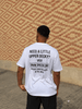 SNUZIA T-Shirt Upper Decky Statement Tee – Classic White - Snuzia