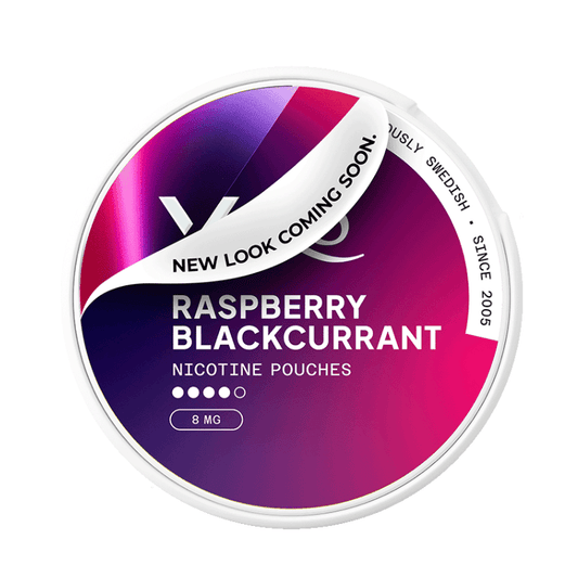 XQS Raspberry Blackcurrant 8mg - Snuzia