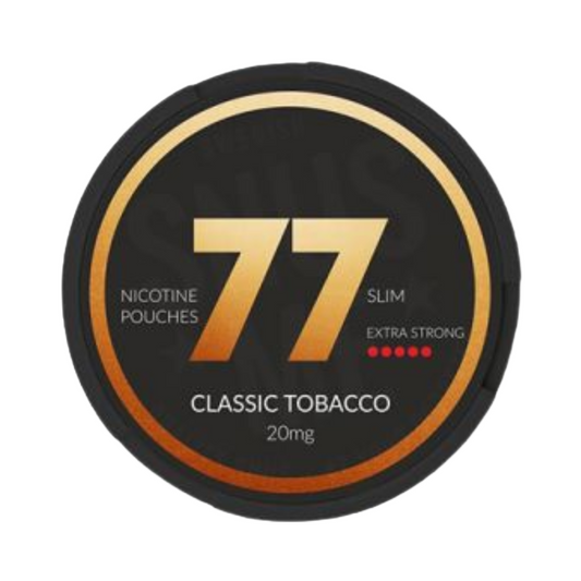 77 Classic Tobacco Nicotine Pouches - Snuzia