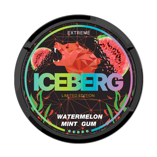 ICEBERG Watermelon Mint Gum - Snuzia