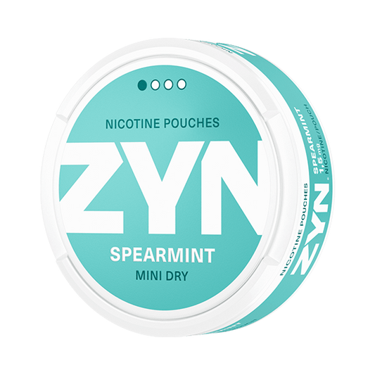 ZYN Spearmint Mini Dry 1,5mg/g - Snuzia