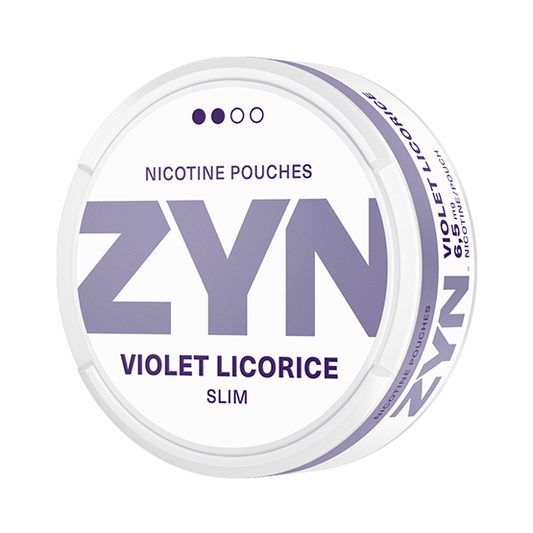 ZYN Violet Licorice Slim Nicotine Pouches - Snuzia